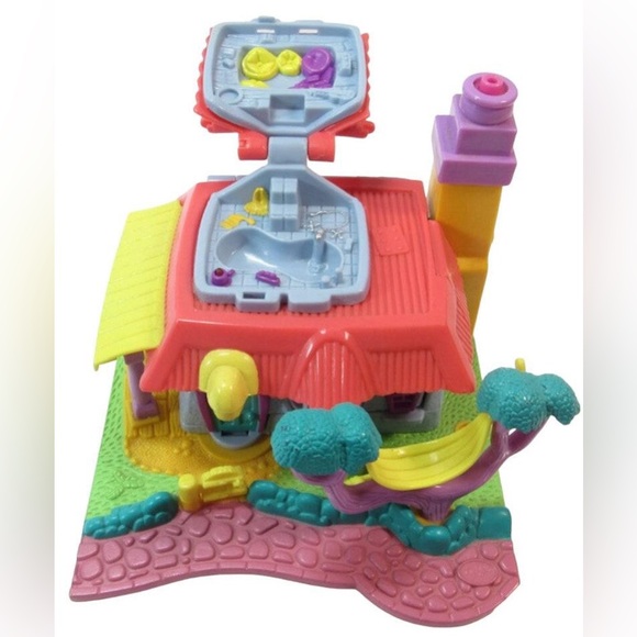 1994 Polly Pocket Light-up Kitty House Building ONLY Bluebird Toys - Picture 3 of 5